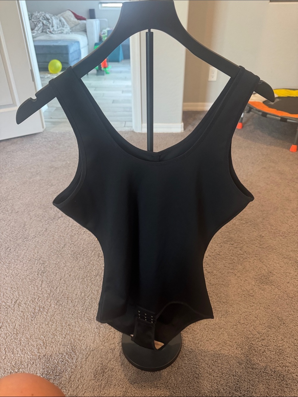 Kids Black One-Piece Swimsuit